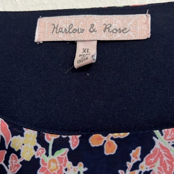 VTG Cottage Core  Floral Spring Summer Flutter Sleeve Ruffle Hem Maxi Dress - Picture 3 of 7